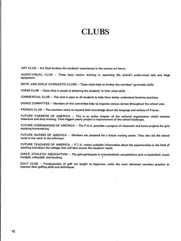Club List 1 Club List 1